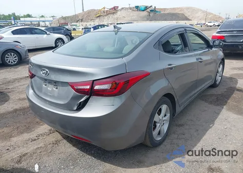2013 Hyundai Elantra Gls/Limited from USA, damaged, VIN 5NPDH4AE2DH286311